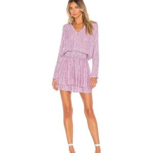 NWT Rail Jasmine Smocked-Waist Mini Dress